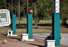 CUBRE POSTES EN CANCHA DE BASQUET