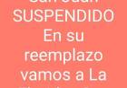 ENCUENTRO SUSPENDIDO, VAN A SAN LUIS