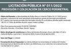 LICITACION PUBLICA N° 011/2022  PROVISION Y COLOCACION CERCO PERIMETRAL