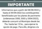 AVISO IMPORTANTE