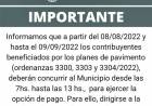 AVISO IMPORTANTE