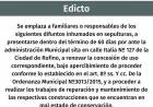 EDICTO