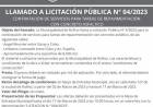 LICITACION PUBLICA N° 004/2023 CONTRATACION DE SERVICIOS PARA TAREAS DE REPAVIMENTACION CON CONCRETO ASFALTICO