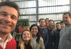 INTENDENTE NATALIO LATTANZI VISITANDO FABRICA DE PASTAS"NTG"