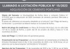 LLAMADO A LICITACION PUBLICA N! 15/2023