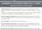 LLAMADO A LICITACION PUBLICA N! 17/2023