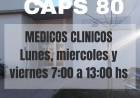 SAMCO RUFINO: VOLVIERON LOS MEDICOS CLINICOS A LOS CAPS