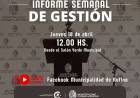 INFORME  SEMANAL DE GESTION