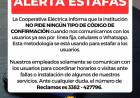 COOPERATIVA ELECTRICA LIMITADA DE RUFINO: ALERTA: ESTAFAS