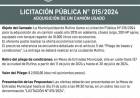 LICITACION PUBLICA N°015/2024