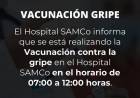 SAMCO RUFINO: VACUNACION ANTIGRIPAL