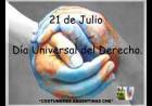 21 DE JULIO: DIA UNIVERSAL DEL DERECHO