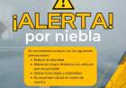 ALERTA POR NIEBLA