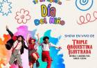 TRIPLE ORQUESTINA  ILUSTRADA EN EL DIA DEL NIÑO