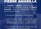 HOSPITAL SAMCO: VACUNACION CONTRA FIEBRE AMARILLA