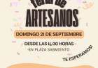 ESTE DOMINGO FERIA DE ARTESANOS