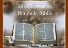26 DE SETIEMBRE: DIA DE LA BIBLIA