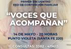"VOCES QUE ACOMPAÑAN" NUEVA FECHA