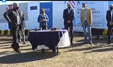 Acto oficial Firma de obras Ruta 33