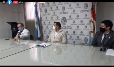 Restricciones en Rufino: conferencia de prensa