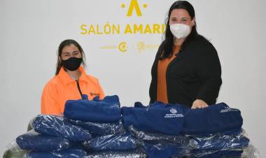 ENTREGA DE ROPA A INSPECTORES