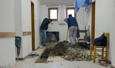 TRABAJOS DE REFACCIÓN EN EL BULGHERONI
