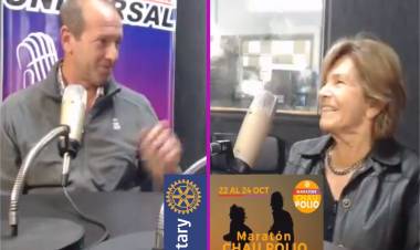 #ChauPolio Maratón virtual organizada por el Rotary Club 