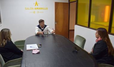 EL INTENDENTE MANTUVO VARIADAS REUNIONES