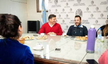 INTENDENTE NATALIO LATTANZI CON LOS PERIODISTAS