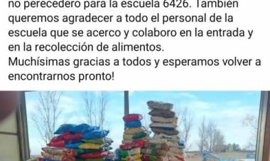 AGRADECIMIENTO POR COLABORACION PARA LA ESCUELA 6426