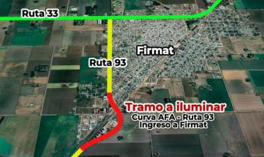 SENADOR LISANDRO ENRICO: SOLICITAMOS UNA OBRA DE ILUMINACION EN LA CURVA DE AFA EN FIRMAT