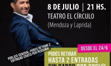 JAVIER MIGLED EL 8 DE JULIO EN ROSARIO