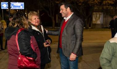 ENCENDIDO 100 LUMINARIAS LED EN BARRIO GRAL. SAN MARTIN
