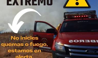 RIESGO DE INCENDIO EXTREMO...!!!