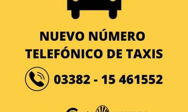 NUEVO NUMERO TELEFONICO DE TAXI