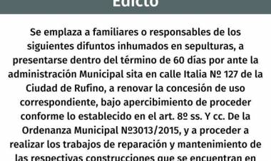 EDICTO