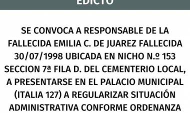 EDICTO