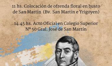 173° ANIVERSARIO PASO A LA INMORTALIDAD GRAL JOSE DE SAN MARTIN