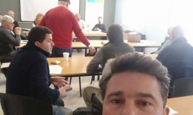 INTENDENTE NATALIO LATTANZI EN REUNION DEL COMITE DE CUENCA LA PICASA
