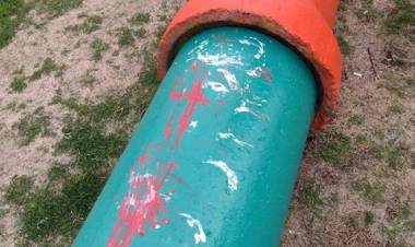 VANDALIZMO EN PLAZOLETA "LA VECINAL"