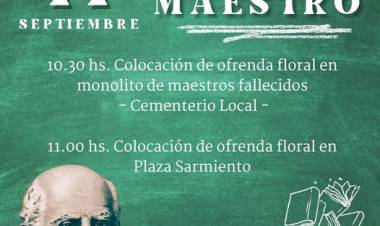11 DE SETIEMBRE: DIA DEL MAESTRO