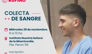 AGENDAR: COLECTA DE SANGRE