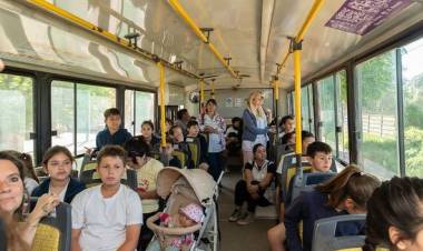 ALUMNOS DE 5° GRADO DE ESCUELA N° 169 DE AMENABAR VISITARON NUESTRA CIUDAD