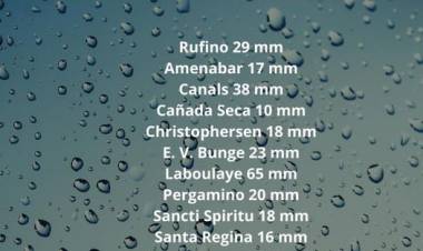 REGISTRO DE PRECIPITACIONES
