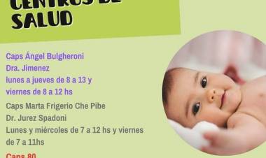 HOSPITAL SAMCO: SERVICIO DE PEDIATRIA EN CENTROS DE SALUD