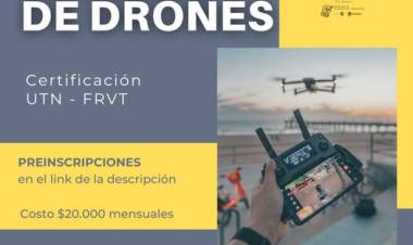 CURSO DE MANEJO DE DRONES: PREINSCRIPCIONES ABIERTAS