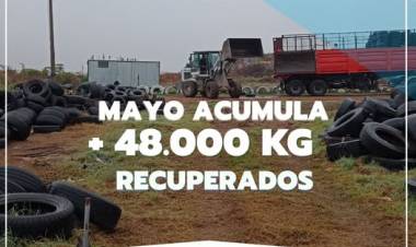 PLANTA DE RECICLADO DE RUFINO: 48.000 KG RECUPERADOS