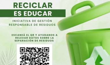 PLANTA DE RECICLADO DE RUFINO:  ENTRE TODOS PODEMOS...!!!