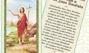 24 DE JUNIO: DIA DE SAN JUAN