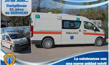 31 AÑOS DEL SERVICIO DE AMBULANCIA